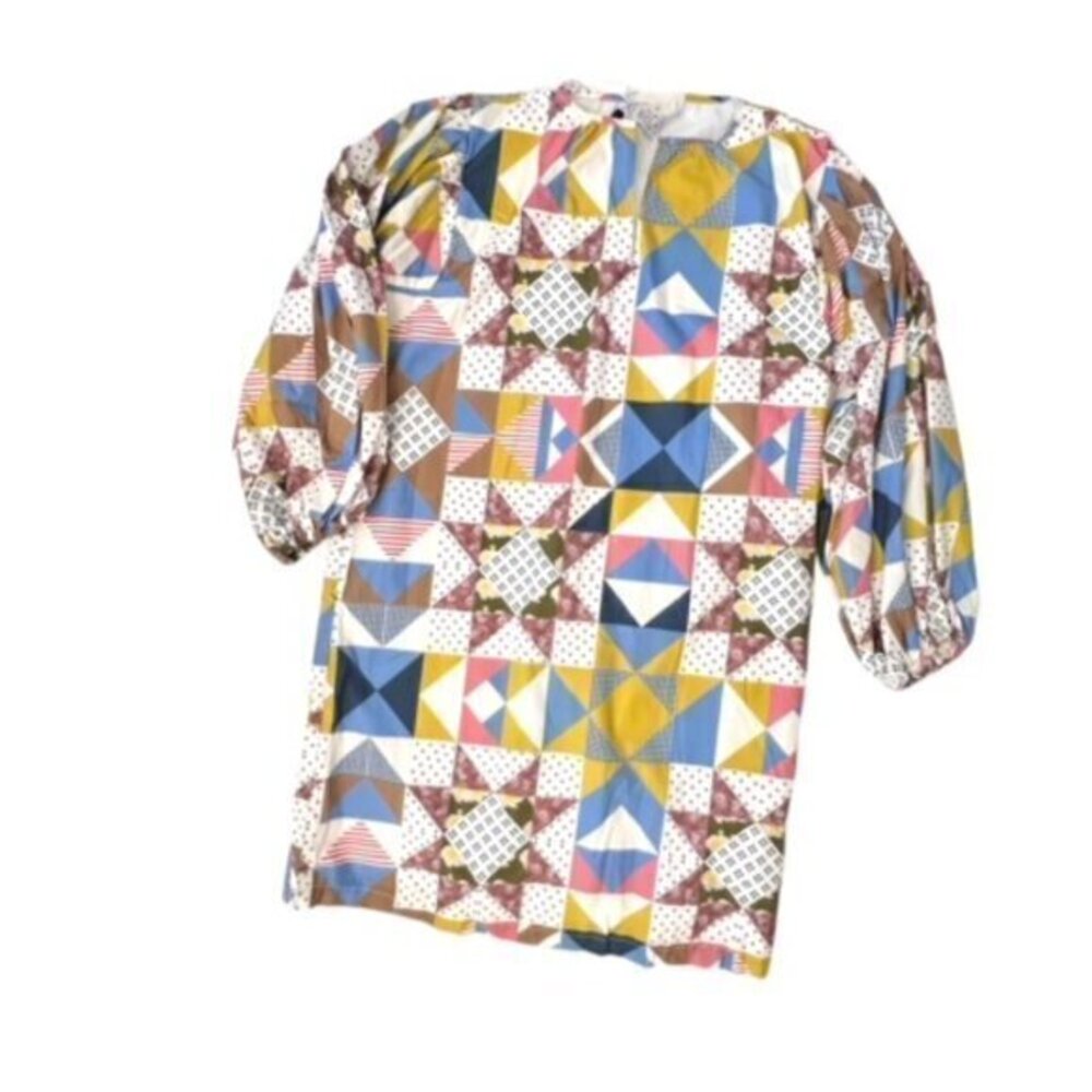 Brooke Wright Willow Quilt Dress Cotton Poplin Size Medium Cottage NWT USA MADE
